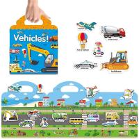 ราคา Bestmix สมุดสติ๊กเกอร์ติดซ้ำ สมุดสติ๊กเกอร์ สติ๊กเกอร์กันน้ำ สติ๊กเกอร์ติดซ้ำได้ สติกเกอร์เด็ก หนังสือสติกเกอร์ ของเล่นเด็ก (19664168887)