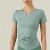 ราคา เสื้อกีฬาแขนสั้นเข้ารูปสำหรับผู้หญิงเสื้อครอปเสื้อยืดใส่ออกกำลังกายฟิตเนสเสื้อเสื้อออกกำลังกายผู้หญิงวิ่งออกกำลังกายสำหรับผู้หญิง (21205568768)