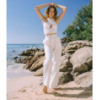 ราคา AYA SUNNY DAY Elle Linen Pants กางเกงขายาวกระดุมหอย (12473112211)