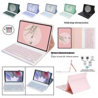 ราคา บลูทูธไร้สายที่สามารถถอดออกได้คีย์บอร์ดสำหรับ Samsung กาแลคซี่แท๊ป A7 Lite SM T220 T225 8 7ฝาครอบนิ้วเคสแป้นพิมพ์ (19584932112)