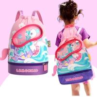 ราคา Swimming bag กระเป๋าผ้าเปียกใส่ชุดว่ายน้ำ แบรนด์ lemonkid ทรงมีก้นเก็บรองเท้า SW254 (18702214241)