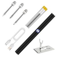 ราคา มีในสต็อก คุณภาพสูง หัวแร้งบัดกรีแบบไร้สายหัวแร้งแบบชาร์จไฟได้6วินาทีหัวแร้งบัดกรี Usb ดีบุก510หัวแร้งอินเทอร์เฟซ (15345974614)