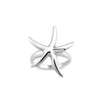 ราคา Silver thai Jewelry แหวนเงิน925 ปลาดาวริมทะเล 925 sterling silver ring seaside starfish (20402839676)