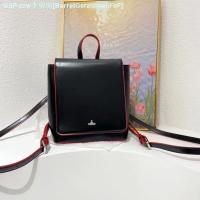 ราคา ชาวต่างชาติ Vivienne Westwood 2023ใหม่กระเป๋าเป้สะพายหลังสำหรับฤดูใบไม้ผลิและฤดูร้อนเรียบง่ายลำลองกระเป๋าสะพายหลังหนังแท้ลมวิทยาลัยกระเป๋าถือไปข้างนอก (20758815614)