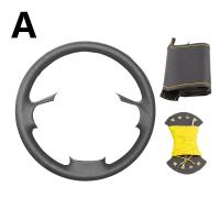 ราคา DIY Leather Car Steering Wheel Cover For Ford Fiesta 2008 2013 Ecosport 2013 2016 Auto Interior Customized Steering Wheel Wrap (12139205885)
