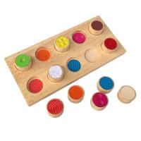 ราคา Wooden Montessori Toys Wood Matching Teaching Aids for Color Sorting Shape Pairing Montessori Learning Educational Sensory Toys for Nursery Preschool Kindergarten Kids pretty good (20610648978)