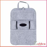 ราคา Golden กระเป๋าใส่ของหลังเบาะรถยนต์ ที่ใส่ของหลังเบาะรถอเนกประสงค์ เก็บของในรถ แขวนหลังเบาะ Seat Back Hanging Storage Organizer (12897311844)