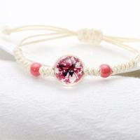 ราคา ใหม่เซรามิคลูกปัดสร้อยข้อมือคริสตัลลูกปัดสร้อยข้อมือแก้วลูกบอลดอกไม้แห้งสร้อยข้อมือคู่แฟนนักเรียนสร้อยข้อมือ (12619802519)