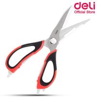 ราคา Deli กรรไกรครัว สำหรับตัดอาหาร ขนาด 225 mm 8 7 8 นิ้ว Kitchen Scissors 77770 กรรไกรอเนกประสงค์ กรรไกรตัดอาหาร (13332286649)