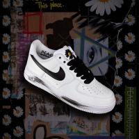 ราคา PEACEMINUSONE PMO GD2 0 G Dragon Air Force 1ต่ำ Para Noise สีใหม่2 0สีดำและสีขาวขูดคนรอยขีดข่วน (19345195972)