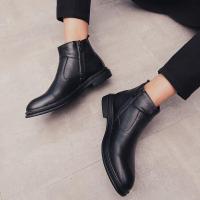 ราคา black boots formal boots korean boots chelsea boots Leather boots men boots men high cut shoesboots manankle boots boots leather shoes mencasual bootsboots menchelsea boots winter bootsLeather boots m