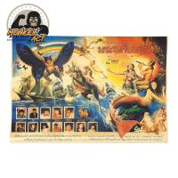 ราคา โปสเตอร์วินเทจ หนังเก่า ภาพยนต์เก่า ขนาด 33 x 48 ซม กระดาษอาร์ต 250 แกรม ย้อมเก่า (12493170541)