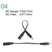 ราคา 5pcs lot 5 5x2 1mm DC Female Power Jack to DC Male Plug Cable 5 5 2 5mm 3 5x1 35mm 4 0 1 7mm Extension Connector Power Cord WB6 (17097152482)