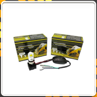 ราคา หลอดไฟหน้ามอเตอร์ไซค์ ไฟหน้ารถมอเตอร์ไซค์ หลอดไฟหน้า LED M 02D รุ่น 3 ชิพ มีพัดลมในตัว โคมไม่ละลาย ไฟสว่าง หลอดไฟหน้า led มอเตอร์ไซค์ (20913577918)