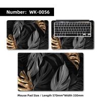 ราคา ผิวสติ๊กเกอร์แล็ปท็อปพร้อมแผ่นรองเมาส์60ซม DIY ฝาครอบสีดำรูปลอก2ชิ้นสำหรับ10 12 13 14 15 17นิ้วคอมพิวเตอร์โน้ตบุ๊ค (19706320270)