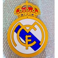 ราคา รีล มาดริด โลโก้ Real Madrid วัสดุเหล็กตัดเลเซอร์ สเกล ยาว 30cmความกว้าง23cm เหล็กหนา 5มิล หนัก1 kg ทำสีเหมือนจริงสีพ่นรถยนต์ แข็งแรงคงทนสวยเงาทน (19450401603)