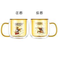 ราคา Original Snoopy Snoopy Double Layer Insulated Glass Cartoon Mug With Handle For Home Office (19890313744)