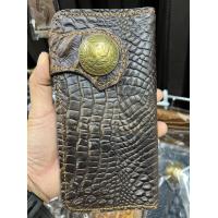 ราคา กระเป๋าสตางค์ ผู้ชายกระเป๋าหนังใบยาวพร้อมสายถัก (17511829010)