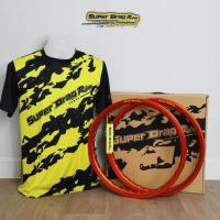 ราคา วงล้อซุปเปอร์แด็ก 1 2 1 4 17 วงล้อ Super Drag Rim สีล้วน แถมเสื้อ 1 ตัว (16355557174)