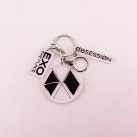 ราคา Kpop BTS พวงกุญแจ EXO NCT สองครั้งกำมะหยี่สีแดง Stray เด็ก Seventeen Monsta X พวงกุญแจอะคริลิค DIY Key Ring Gift (16251128125)