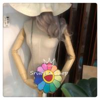 ราคา กระเป๋าสะพายข้าง กระเป๋า Murakami กระเป๋าดอกไม้สีรุ้ง รุ่นหนัง PU กระเป๋าดอกมุราคามิ สีรุ้ง ขนาดเส้นผ่านศูนย์กลาง 8 นิ้ว 22 ซม (411623744)