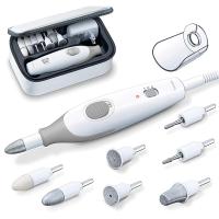 ราคา Beurer MP32 Electric Nail Drill 7 Attachments 3 Speeds 10 ft Cord Dust Shield and Storage Case Efile for Manicure Pedicure Nail Buffer Electric Filer Nail Care Tool Kit for Hands and Feet 8 Piece Set 