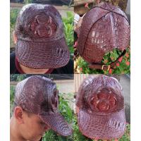 ราคา โหนกสวยๆ หมวกหนังจระเข้แท้ ถือว่าเป็นหมวกแฟชั่น ที่ดูสวยงาม มีคุณค่า มีราคา มาพร้อมกับโหนกสวยๆ สีน้ำตาล (15033366191)