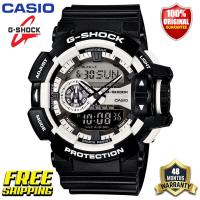 ราคา ต้นฉบับ G Shock GA400 ผู้ชายกีฬานาฬิกาคู่แสดงเวลา 200 เมตรกันน้ำกันกระแทกเวลาโลก LED แสงอัตโนมัติรับประกัน 4 ปี GA 400 1A ใหม่แท้ (20329762824)