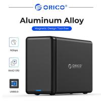 ราคา ORICO NS Series 3 5 USB3 0พร้อม RAID HDD Docking Station อลูมิเนียม HDD Enclosure รองรับ48W Power Adapter HDD Case (16542212629)