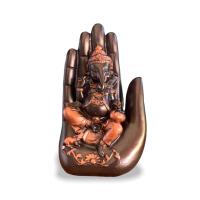 ราคา พระพิฆเนศ พิฆเนศ ปางโภคทรัพย์ ประทับฝ่ามือ มี5สี ganesh in palm บูชางานลิขสิทธิ์แท้ เนื้อเรซิ่นหล่อตัน (16499777843)