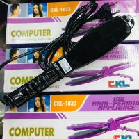 ราคา CKL รุ่น 1033 เครื่องหนีบผม ที่หนีบผม หน้าสัมผัสขนาดใหญ่ เครื่องรีดผม แผ่นเซรามิค ปรับอุณหภูมิได้ 4 ระดับ ดีไซด์สวย (3104010516)