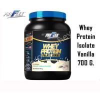 ราคา ส่งฟรี Whey Protein IsoIate Vanilla 700 G เวย์โปรตีน proflex สูตร isolate รสวานิลา 1 กระปุก 700 กรัม เวย์สร้างกล้ามเนื้อ (1218510739)