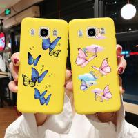 ราคา เคสโทรศัพท์สำหรับ Samsung Galaxy J7 2016เคส SM J710F ฝาหลังซิลิโคนนิ่มลายผีเสื้อน่ารักสำหรับ Samsung J7 2016 (9974733736)