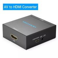 ราคา Vention ตัวแปลง HDMI เป็น AV HDMI เป็น RCA CVBS อะแดปเตอร์วิดีโอ l r สวิตช์1080P HDMI พร้อมสาย mini USB สำหรับกล่องทีวี AV HDMI (21170364247)