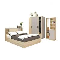 ราคา SHOP NBL ชุดห้องนอน VIDA 6 ฟุต MODEL SET 3 AO ดีไซน์สวยหรู สไตล์ยุโรป ประกอบด้วย เตียง ตู้เสื้อผ้า โต๊ะแป้ง ชุดขายดี ทนทานมาก (14908795903)