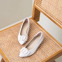 ราคา Choushoes รองเท้าหนังแกะ รุ่น Doro ความสูง 1 นิ้ว หนังแกะแท้ ทรง Kitten นิ่ม สวมใส่สบาย Buckle ดีไซน์ทรงพรีเมียม หัวแหลม หน้ากว้าง (15981849131)