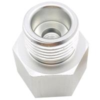 ราคา 1X CO2 Tank Adapter Brass Cylinder Female CGA 320 to Male W21 8 Converter Connector CO2 Regulator Outer Thread W21 8 14 (20386197269)