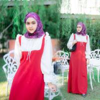 ราคา ชุดเดรสอิสลาม ผู้หญิงสไตล์แฟชั่นมุสลิม เหมาะกับผญอิสลามใส่ออกงาน IM41 (20936507289)