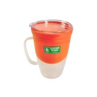 ราคา แก้วน้ำ แก้วน้ำมีฝาปิด แก้วน่ารัก แก้วมีฝาปิด แก้วกาแฟ แก้ว แก้วน้ำมีที่จับ มีทั้งหมด 4 สี วัสดุดี ขนาด 500 ml สีสวย (19777472984)