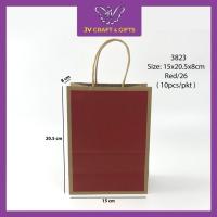 ราคา A Boutique 10pcs Plain Colour Kraft Paper Bag w Twisted Handle Goodies Gift Wedding Party Beg Kertas 3823 (18952662609)