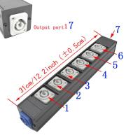 ราคา รางปลั๊กไฟ PDU Aluminum Box Enclosure NAC3MPA NAC3MPB C Power Chassis for Stage Light LED Connector 20A 250V (18494873166)