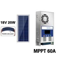 ราคา Powland 60A MPPT ชาร์จเจอร์ 12V 24V 36V 48V Auto Solar Charger สำหรับแบตเตอรี่ลิเธียม (21308849422)