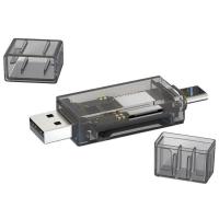 ราคา Computer Memory Card Readers Transparent Type C USB 3 0 OTG Card Reader Plug N Play Memory Card Reader Type C Adapter Card for PC Laptop compatible (19386485858)