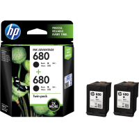 ราคา HP Ink Advantage แท้ หมึกเครื่องพิมพ์ HP Ink Advantage 680 2 Pack Black (20489303877)