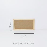 ราคา mini Cork Board กระดานไม้ก๊อก ขนาดเล็ก กระดานDIY กระดานติดรูป กระดานปักหมุด บอร์ดติดประกาศ เมมโมบอร์ด บอร์ดไม้ก๊อก ก๊อกบอร์ด (13702165829)