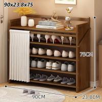 ราคา JJT ชั้นวางรองเท้า ไม้ไผ่แท้ ชั้น แบบบานเปิดประตู ตู้รองเท้า ตู้เก็บรองเท้า ชั้นรองเท้า ที่วางรองเท้า ตู้วางรองเท้า ตู้ไม้ ชั้นวางไม้ ชั้นวางรองเท้าไม้ ชั้นเก็บรองเท้า Bamboo Shoe Cabinet ตู้รองเท้าไม