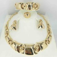 ราคา ทองรูปพรรณทับทิมเครื่องประดับยุโรปและอเมริกาชุดเครื่องประดับโลหะผสมสร้อยคอต่างหูสร้อยข้อมือแหวนชุดสี่ชิ้น (20422726788)