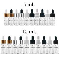 ราคา สินค้าพร้อมส่ง แพ็ค100 ขวดแก้วสีใส ดรอปเปอร์ ขวดแก้วสีใส 5ml 10ml 15ml 20ml 30ml 50ml 100ml ขวดแก้วพกพา ขวดdropper ขวดน้ำมัน ขวดน้ำหอม ขวดเซรั่ม ขวดเซรั่ม (12796870452)