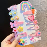 ราคา Cute Kids Hair Clip Set Korean Bangs Hairpin Flower Fruit Baby Girl Barrettes Hair Accessories (19806745925)
