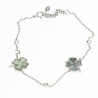 ราคา กำไลข้อมือ สร้อยข้อมือ สร้อยข้อมือเงิน สร้อยข้อมือใบโคลเวอร์ จี้ข้อมือ bracelet วัสดุคุณภาพ เงินแท้ 100 ไม่ลอก ไม่ดำง่าย รูปใบโคลเวอร์ MMD (19843200540)